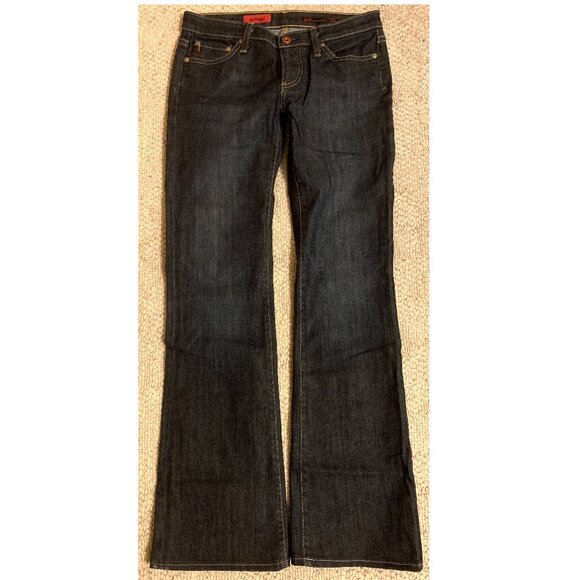 AG Adriano Goldschmied The Angel Bootcut Dark Wash Women's Denim Jeans Size 26R - Picture 3 of 11